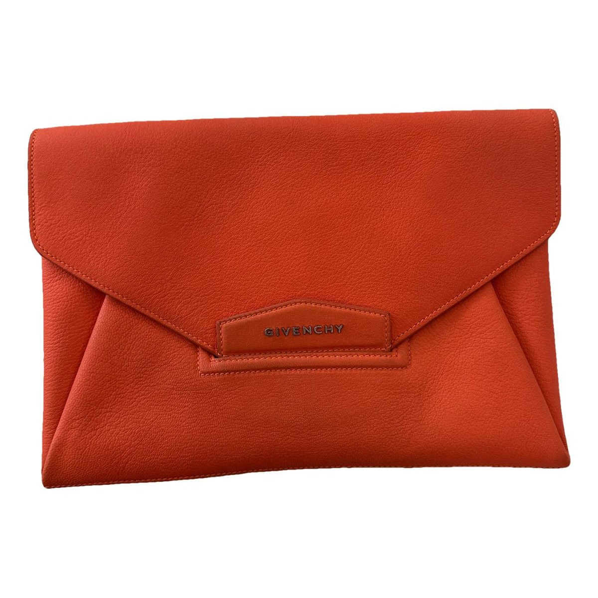 Antigona leather clutch bag