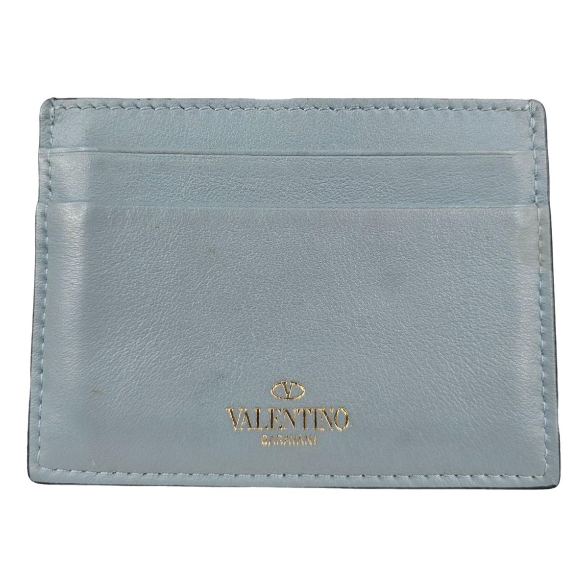 Rockstud leather wallet