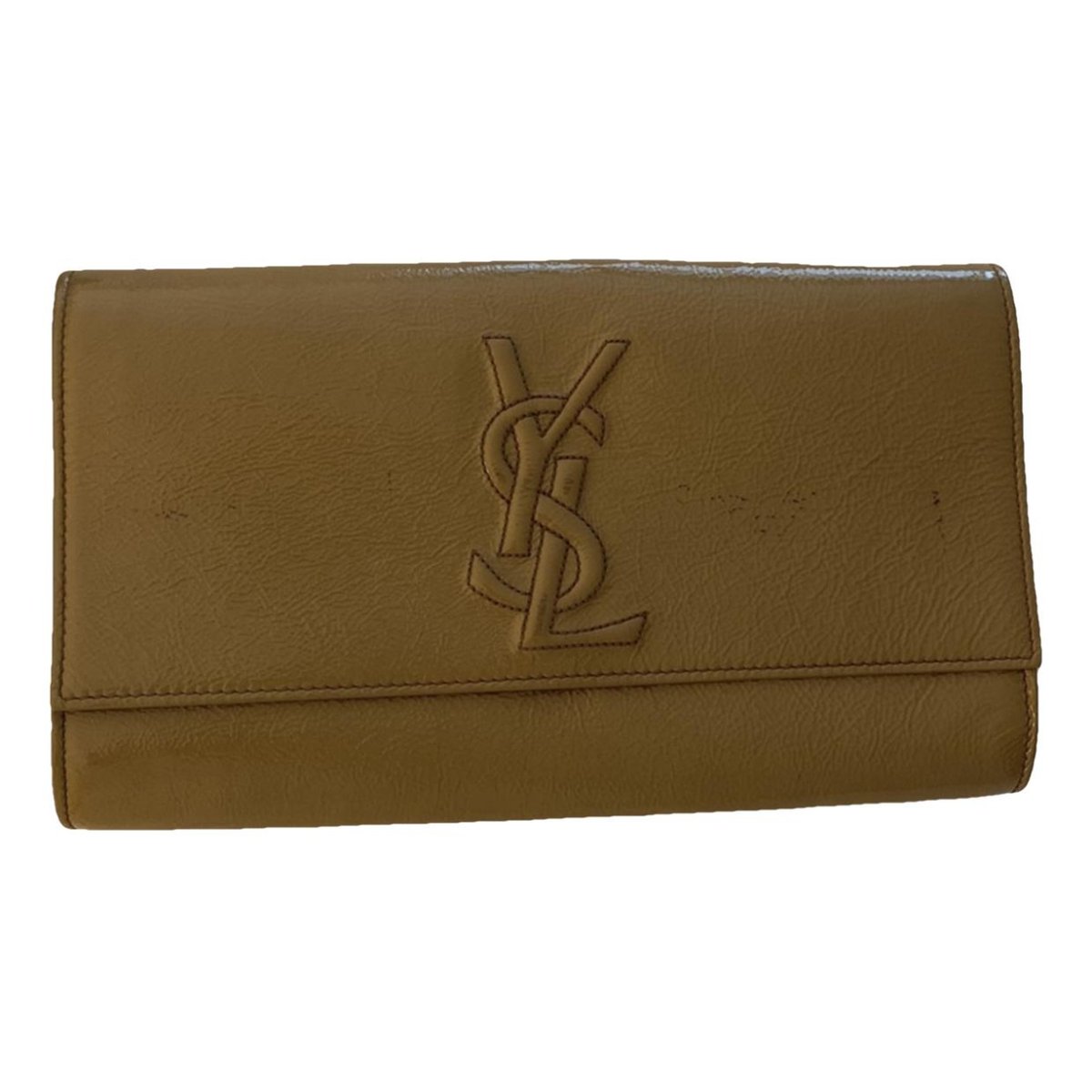Belle de Jour patent leather clutch bag