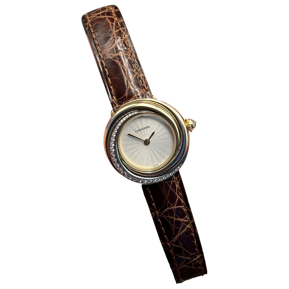 Must Trinity yellow gold watch