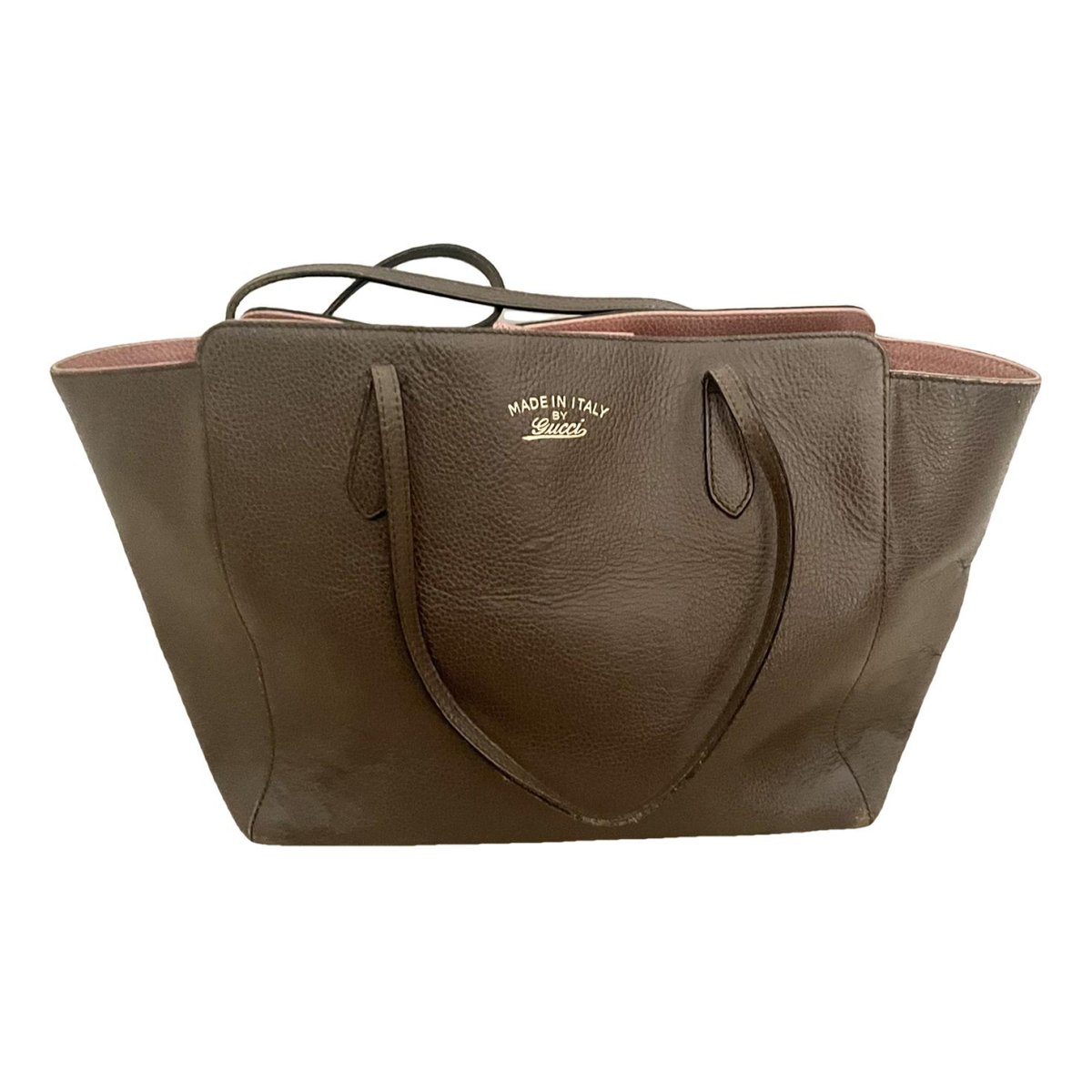 Swing leather tote