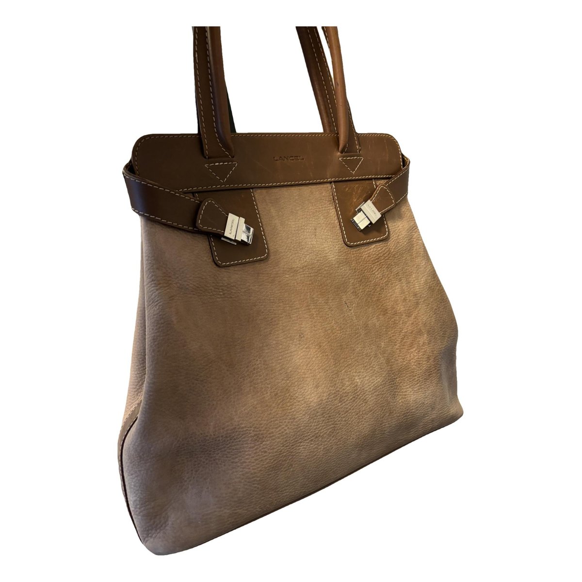Solferino leather handbag