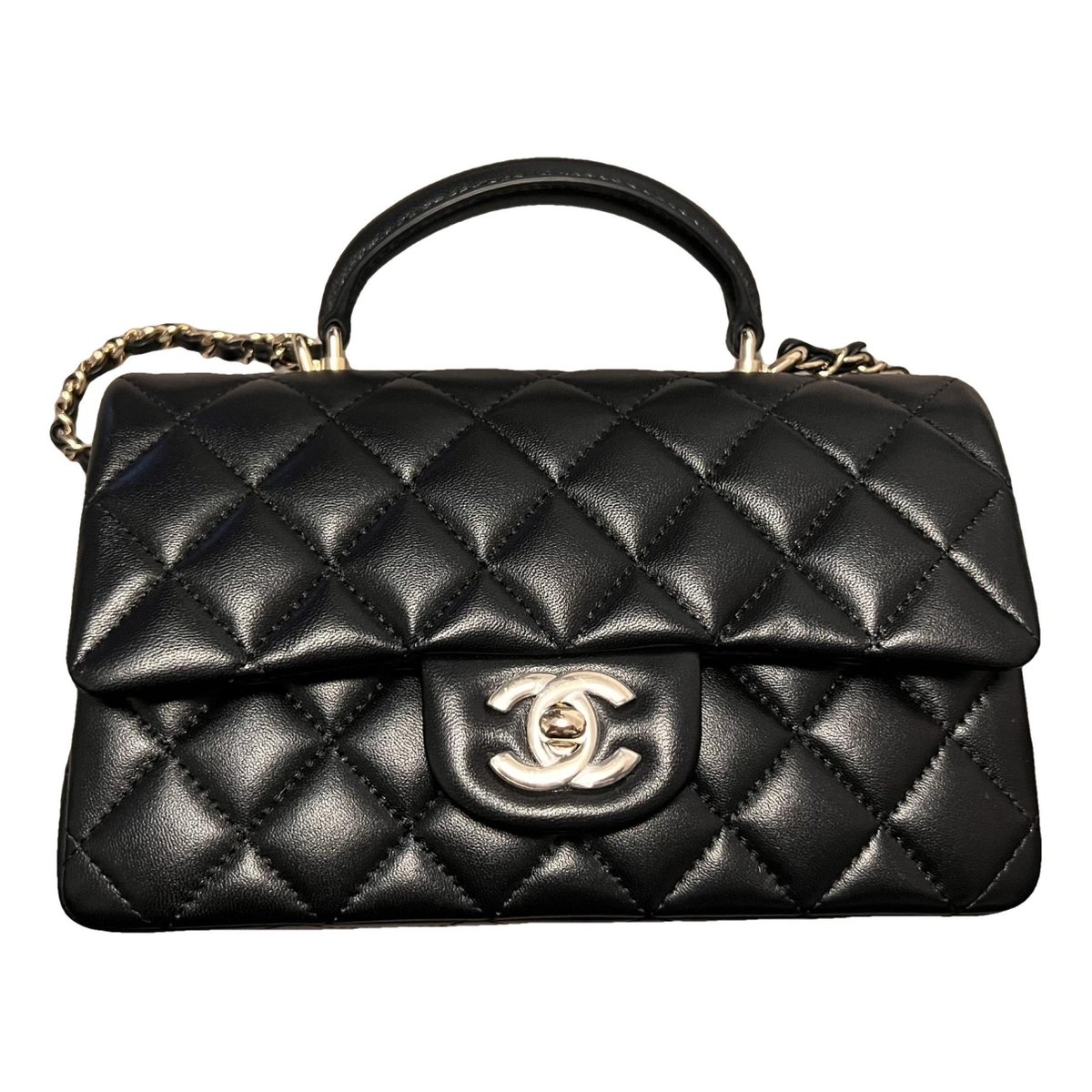 Timeless Classique Top Handle leather handbag