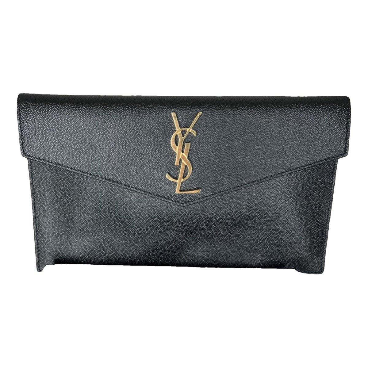 Uptown leather clutch bag