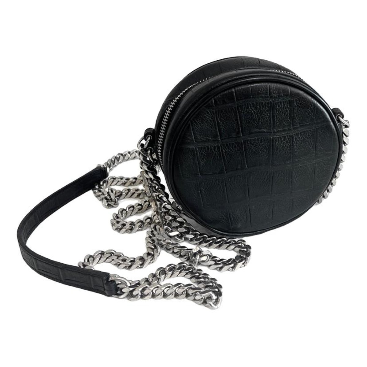 Vinyle leather crossbody bag