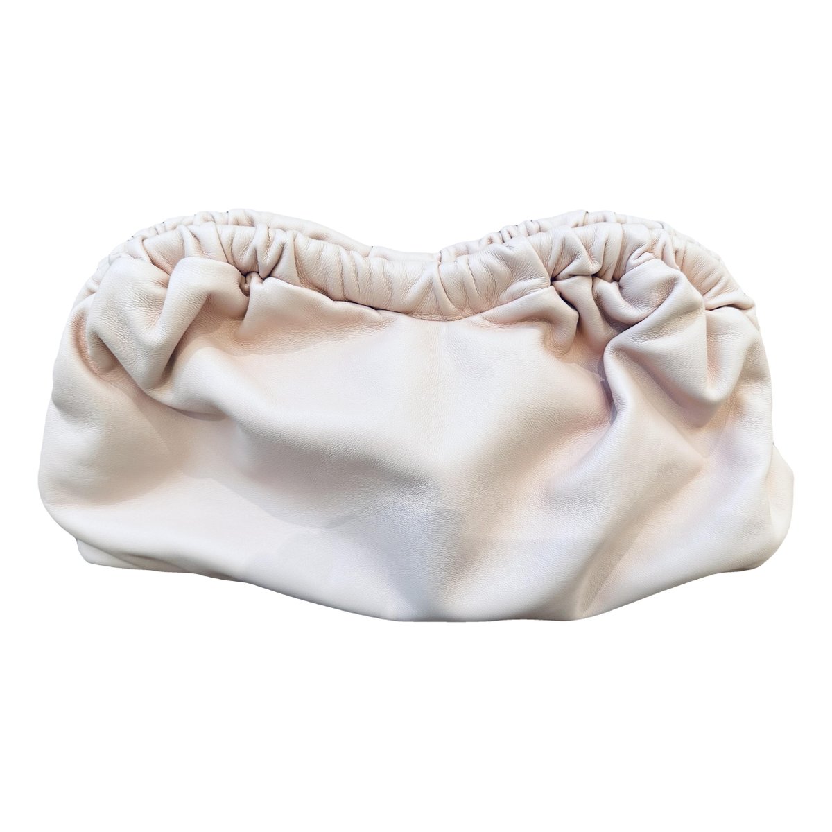 Cloud leather clutch bag