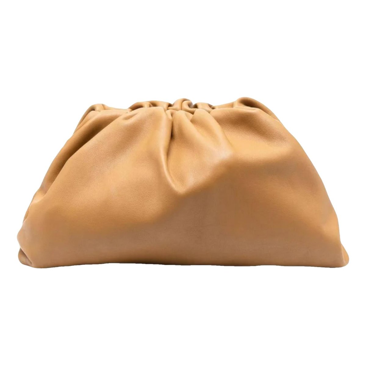Pouch leather clutch bag