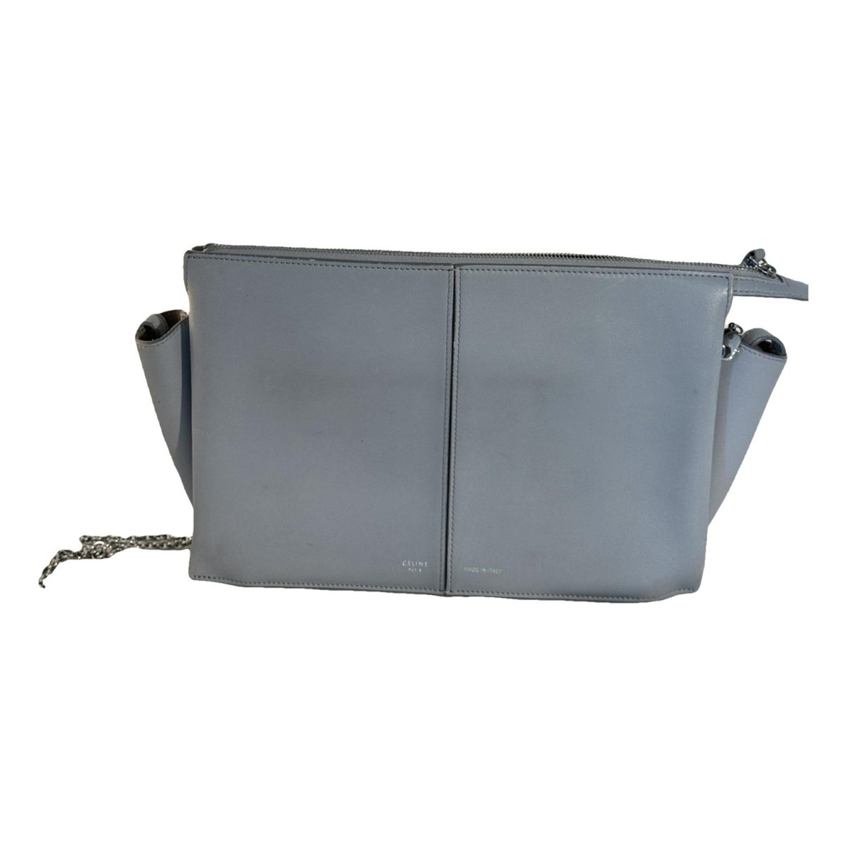 Tri-Fold leather tote