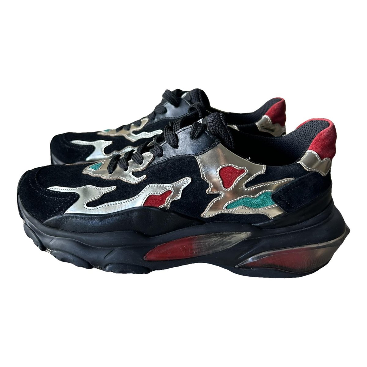 Open VLTN leather trainers