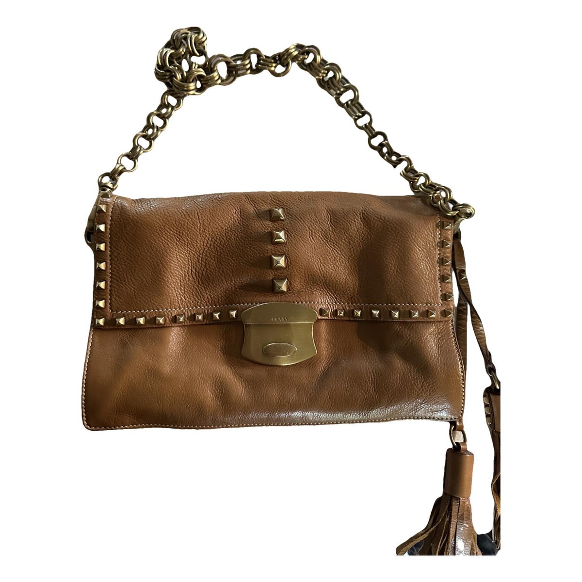Diagramme leather clutch bag