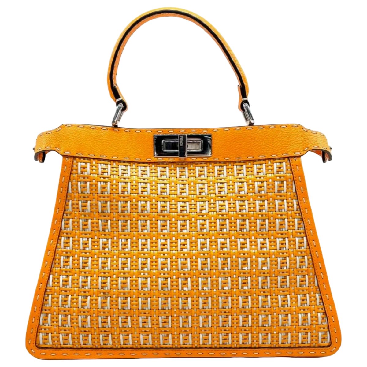 Peekaboo leather bag