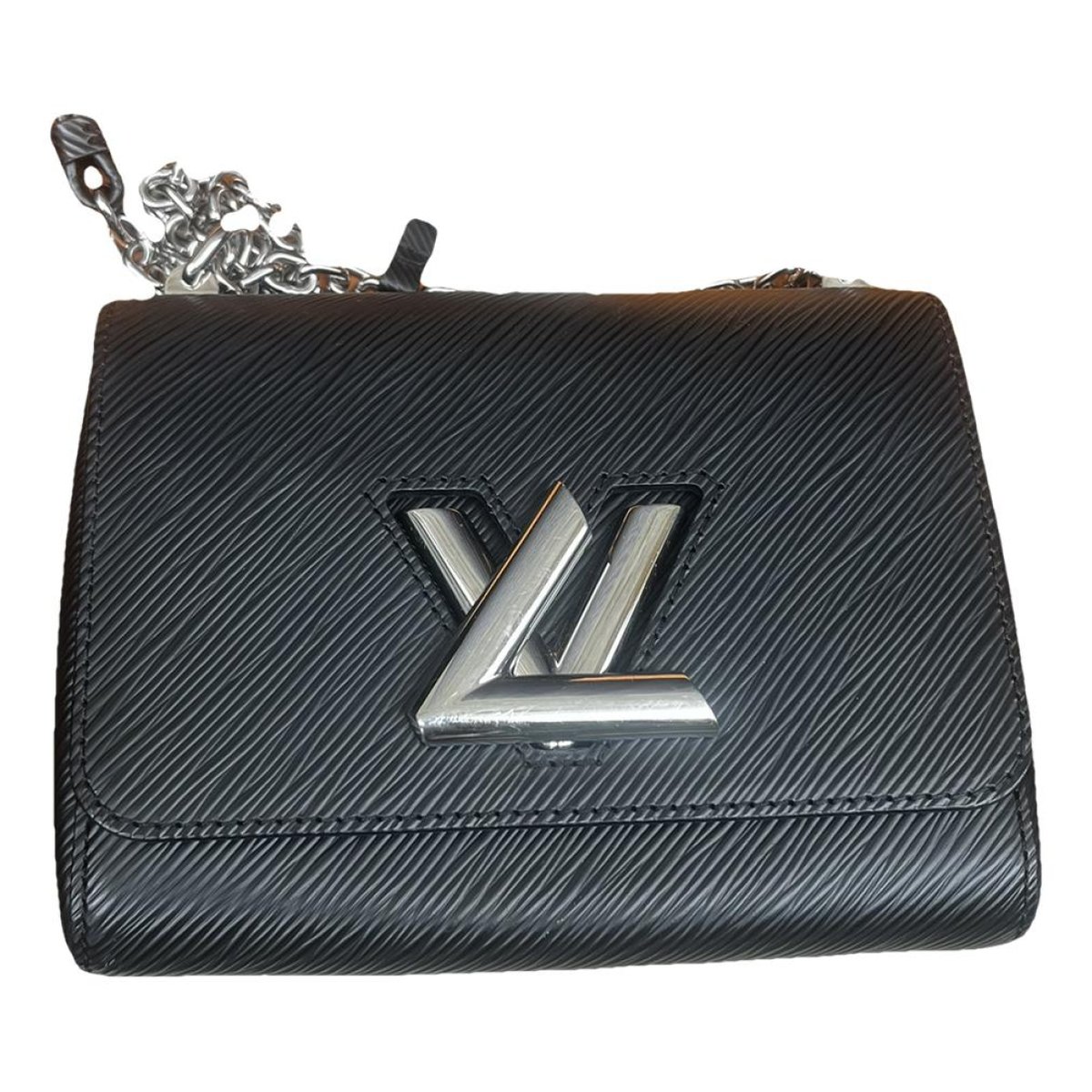 Twist leather crossbody bag