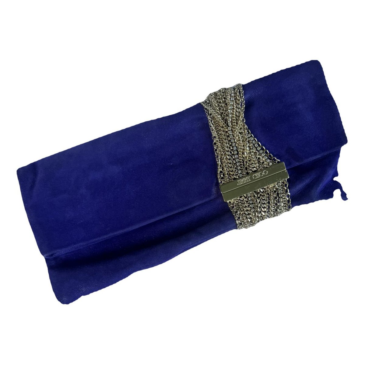 Chandra leather clutch bag