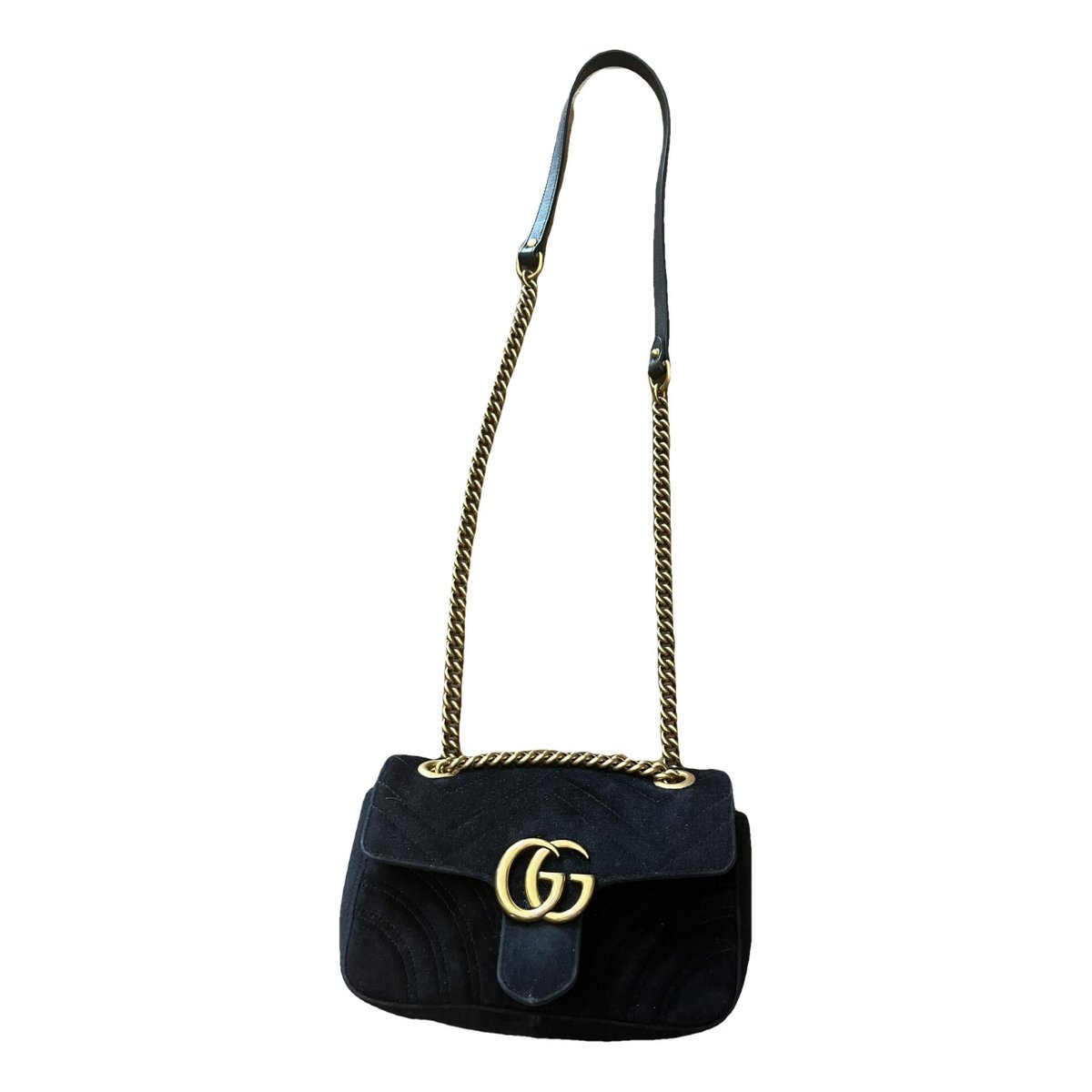 Marmont velvet clutch bag