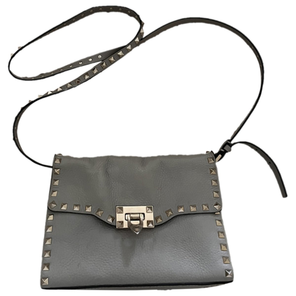 Rockstud Hobo leather crossbody bag