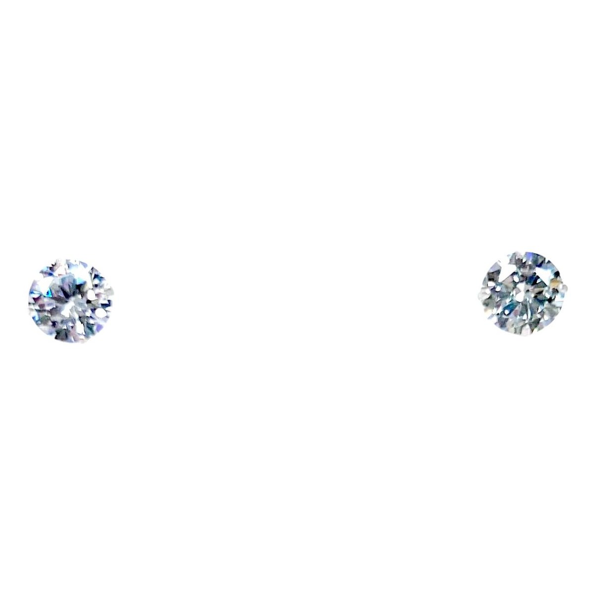 Puces en diamants crystal earrings
