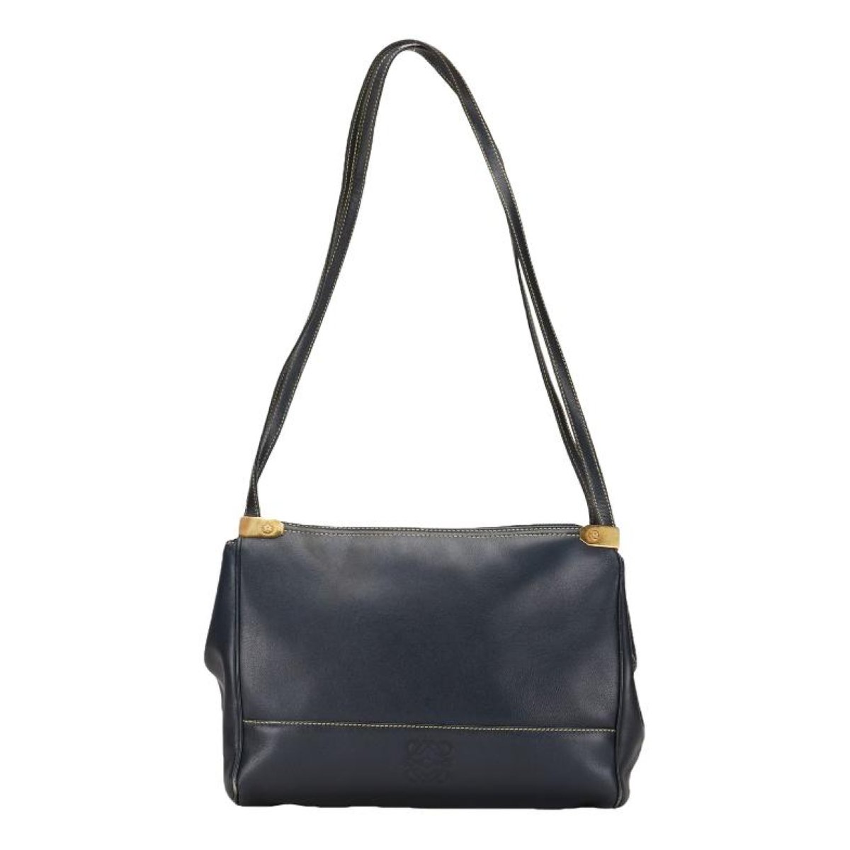 Anagram leather handbag