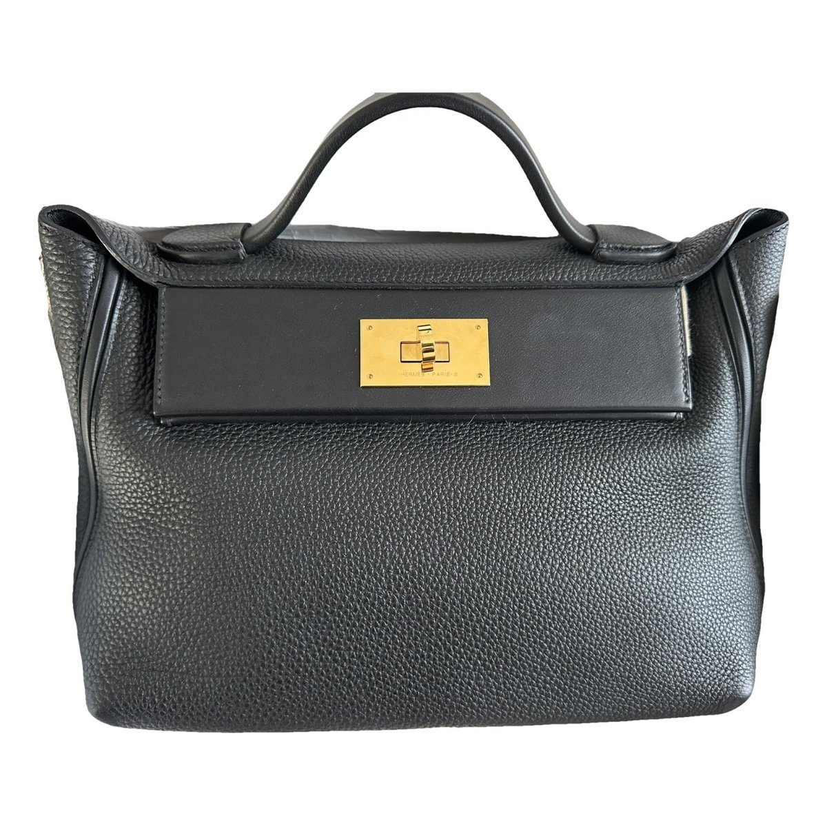 24/24 leather handbag