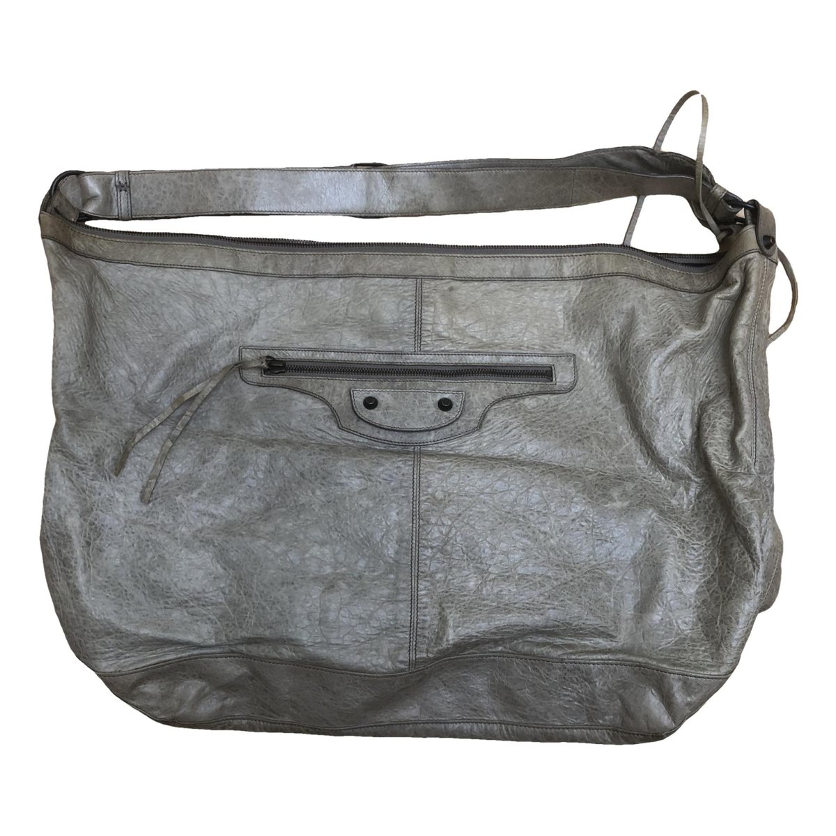 Courier XL leather crossbody bag