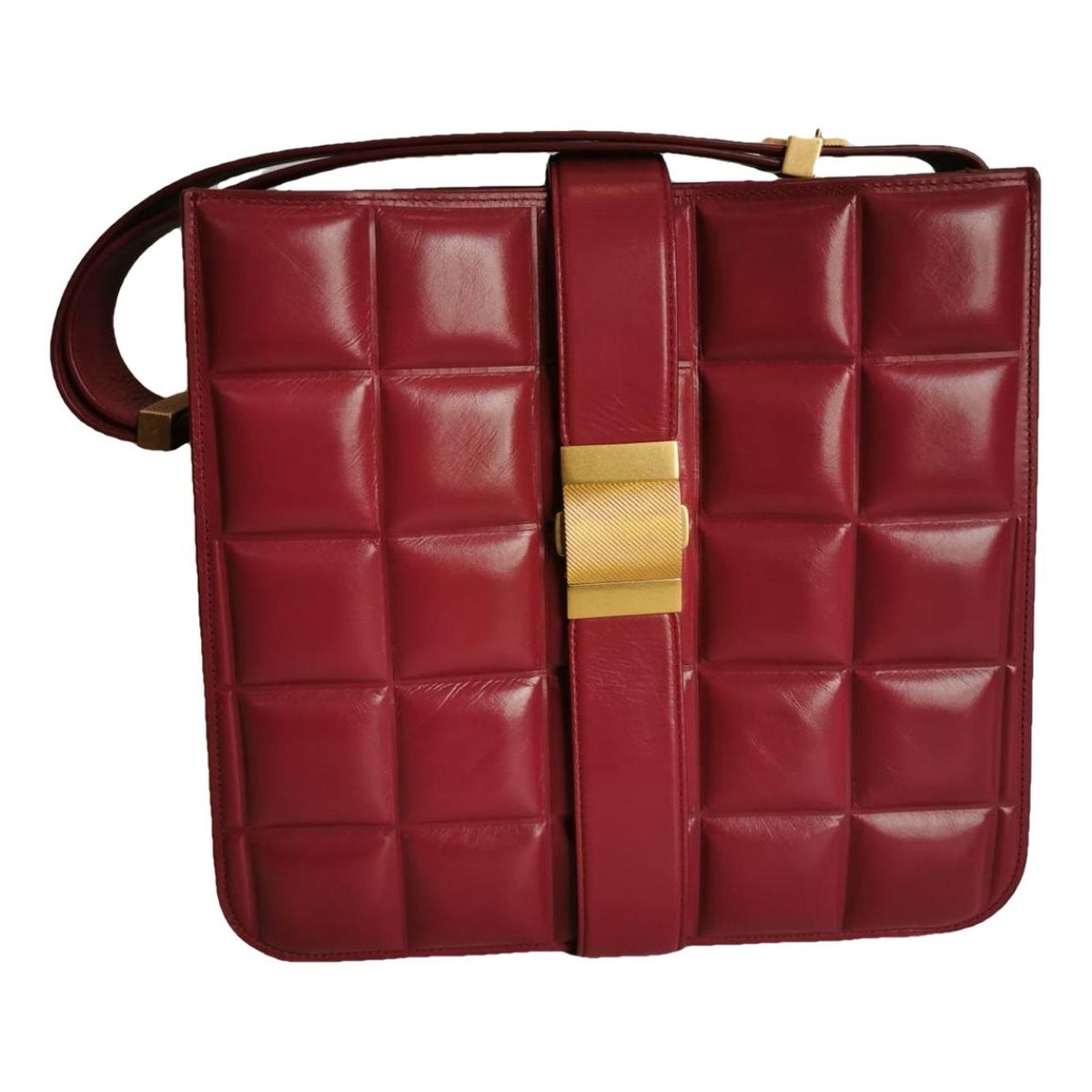 Marie Padded leather handbag