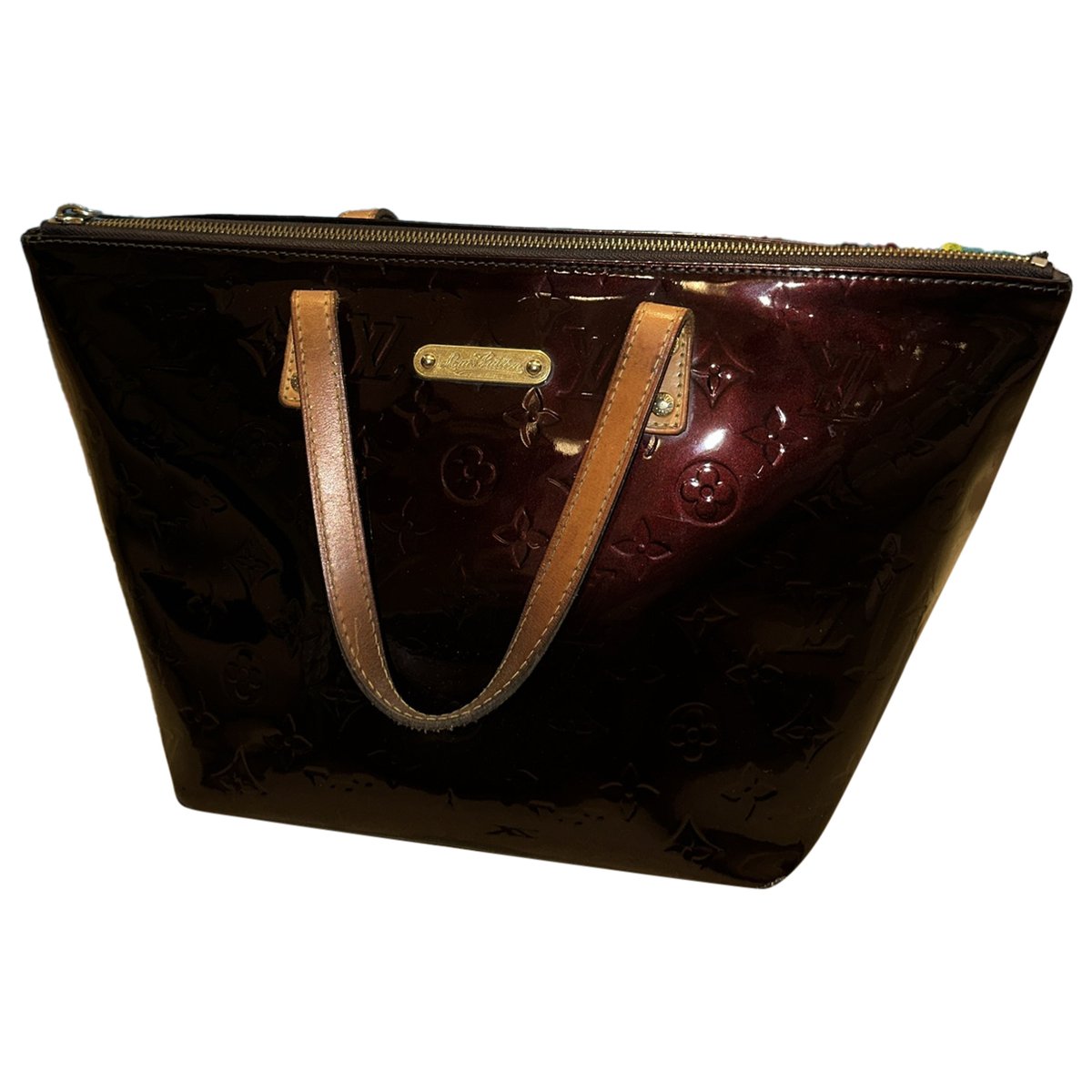 Bellevue patent leather handbag