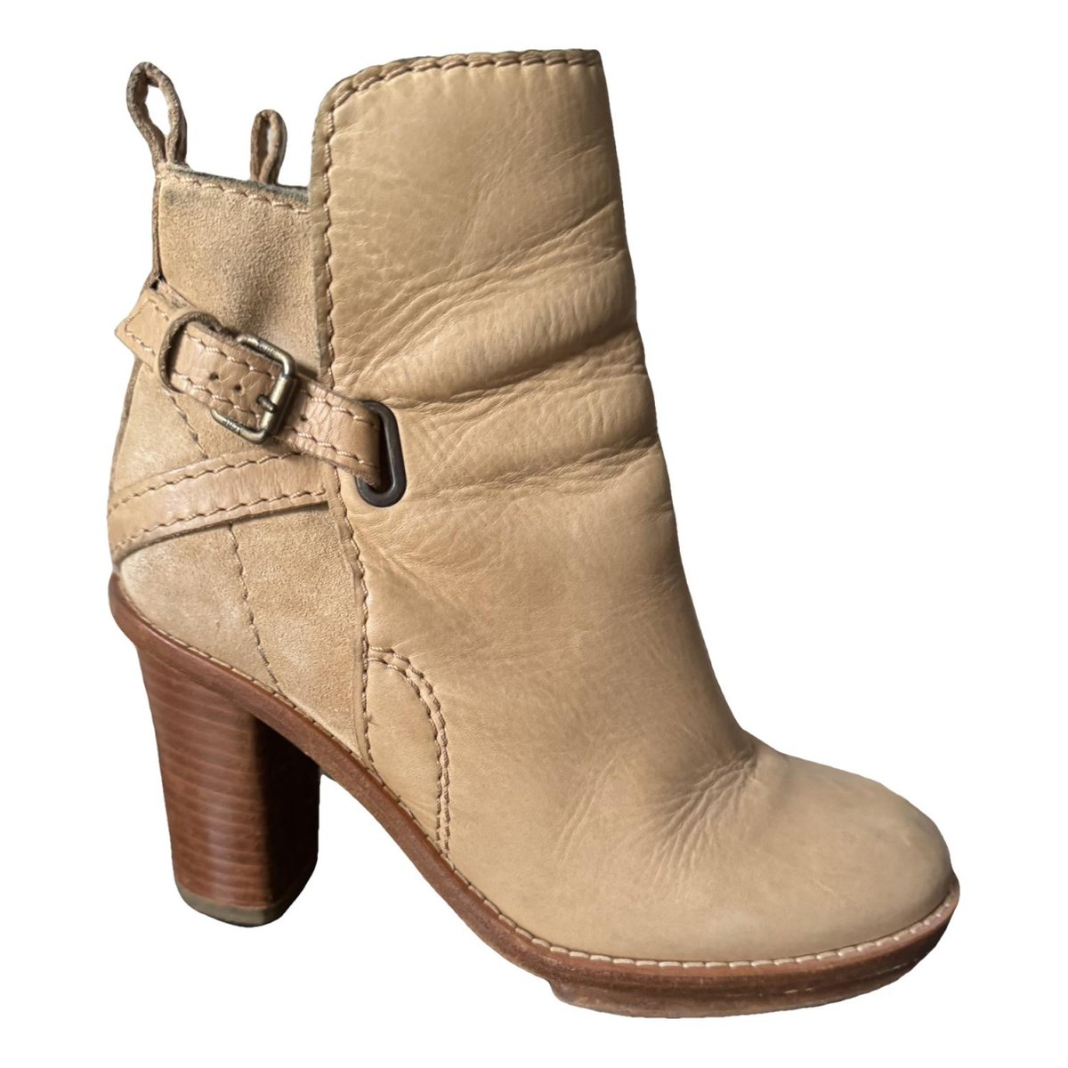 Cypress leather biker boots