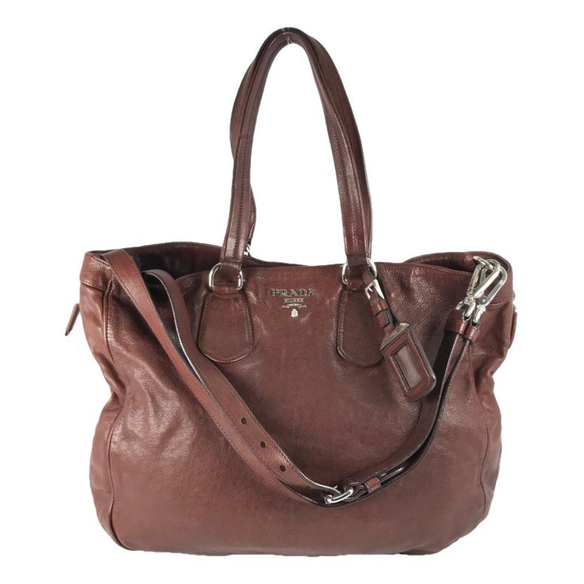 Monochrome leather bag