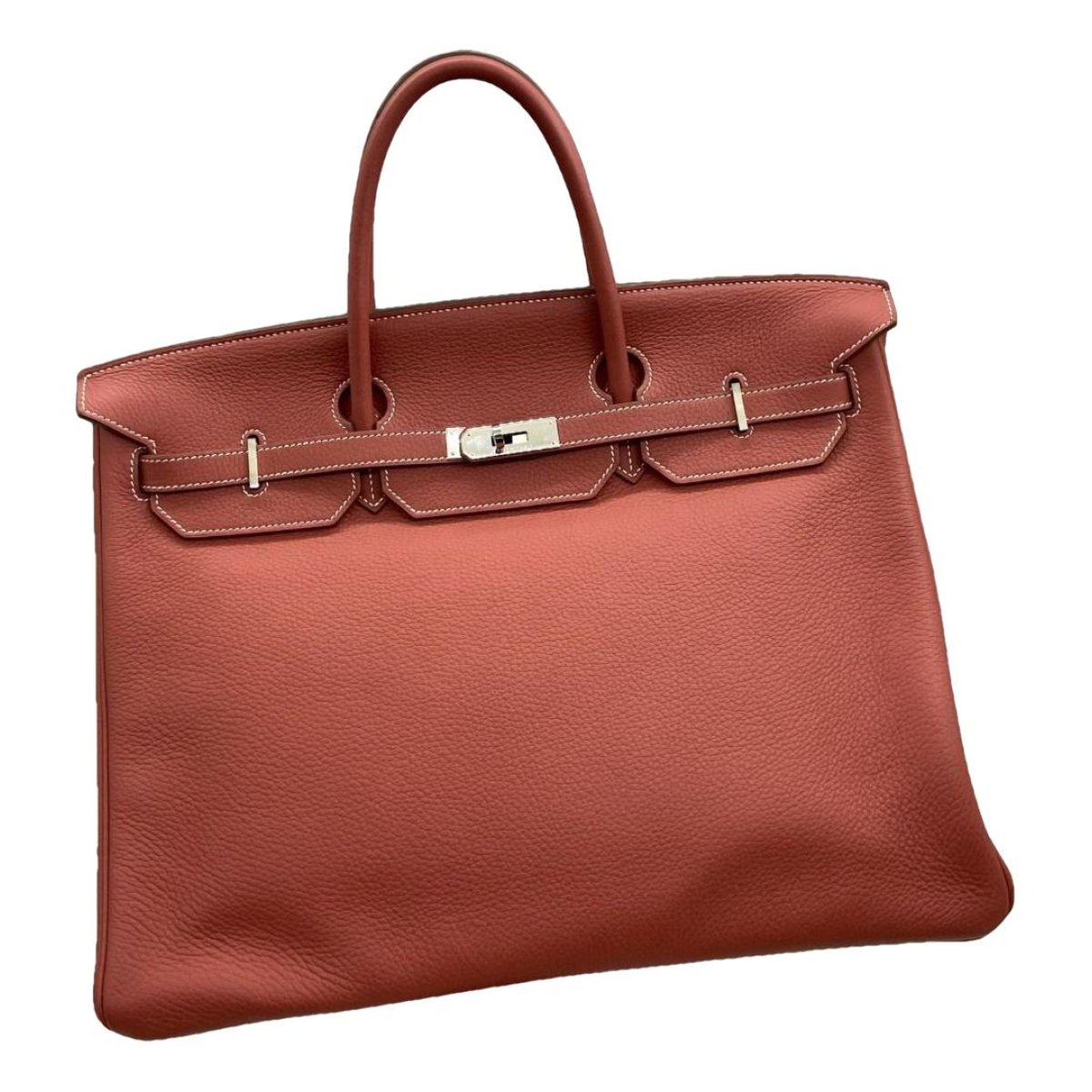 Birkin 40 leather handbag