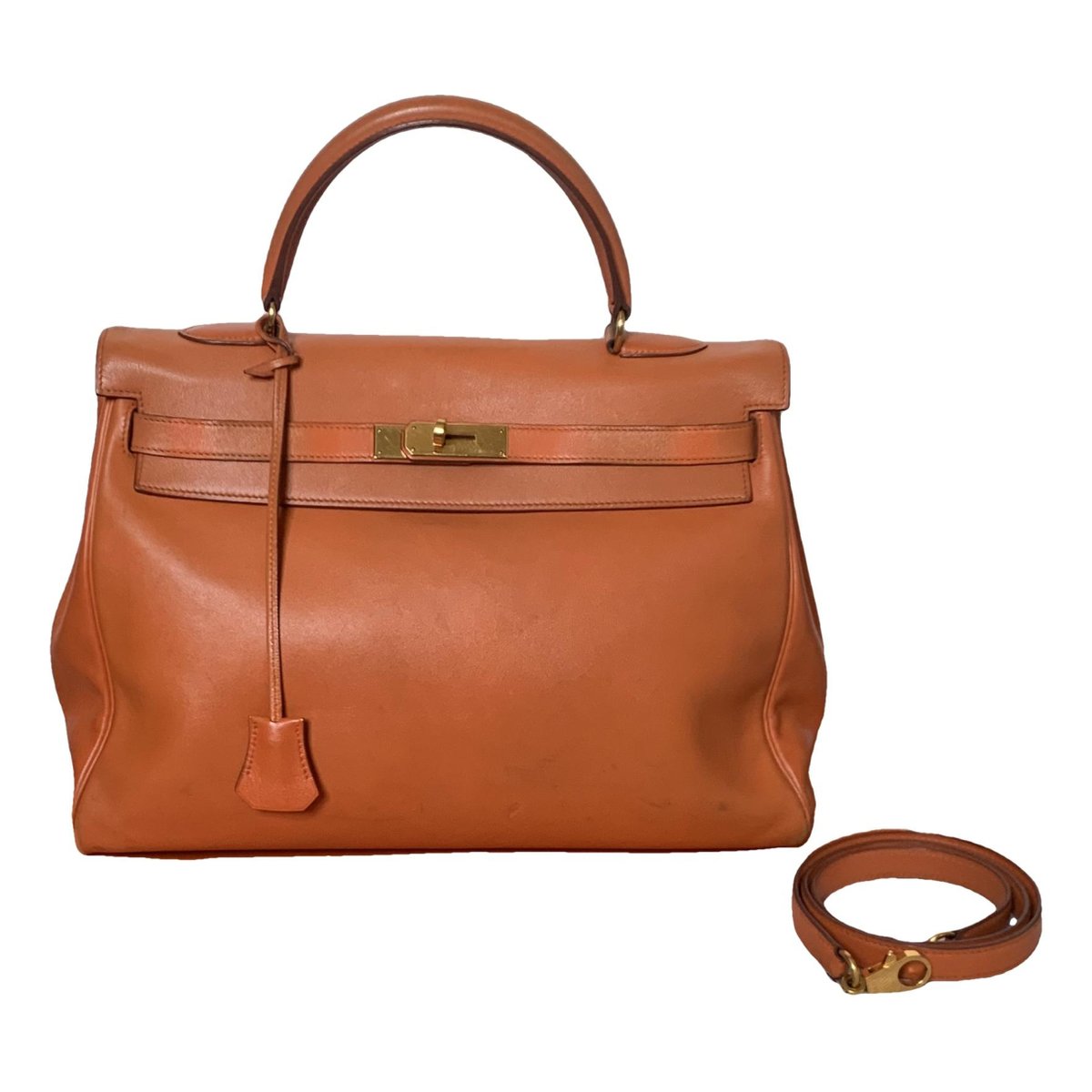Kelly 35 leather handbag