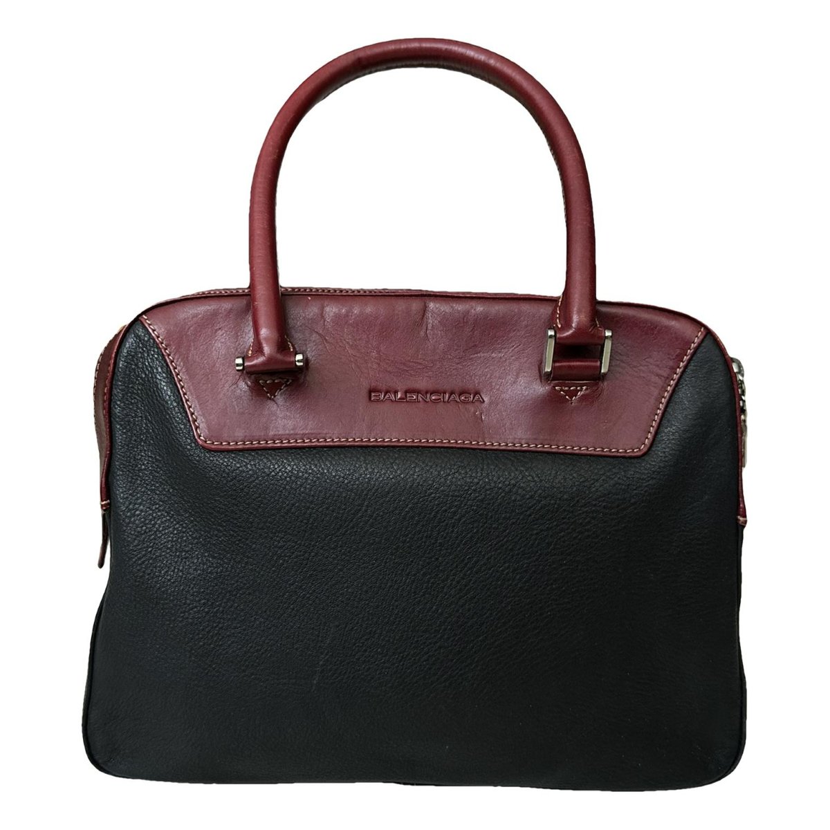 Blanket leather handbag