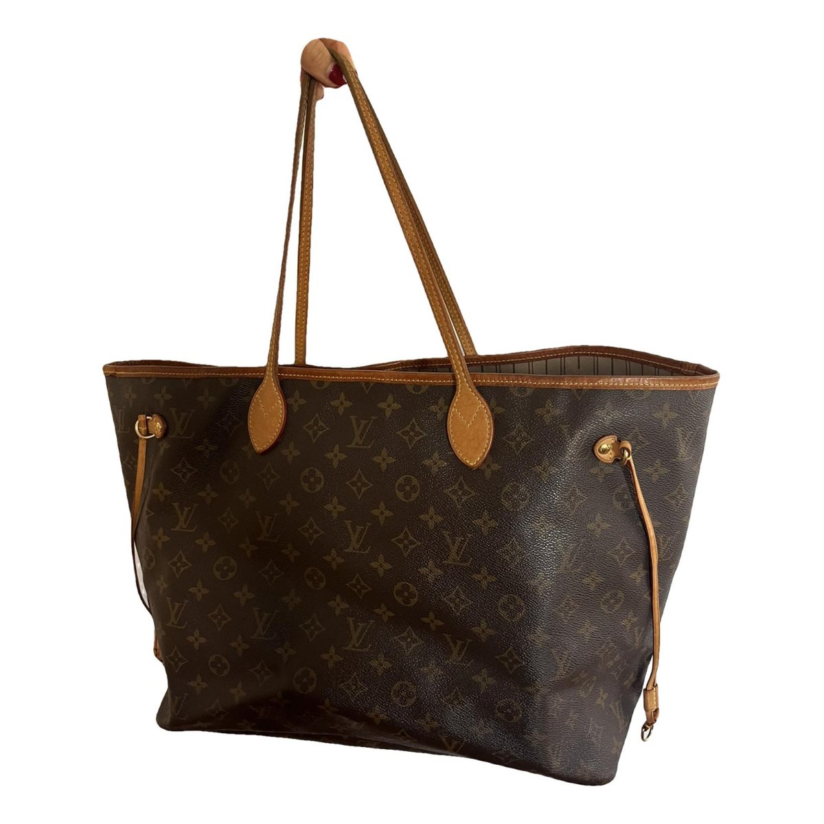 Neverfull leather tote