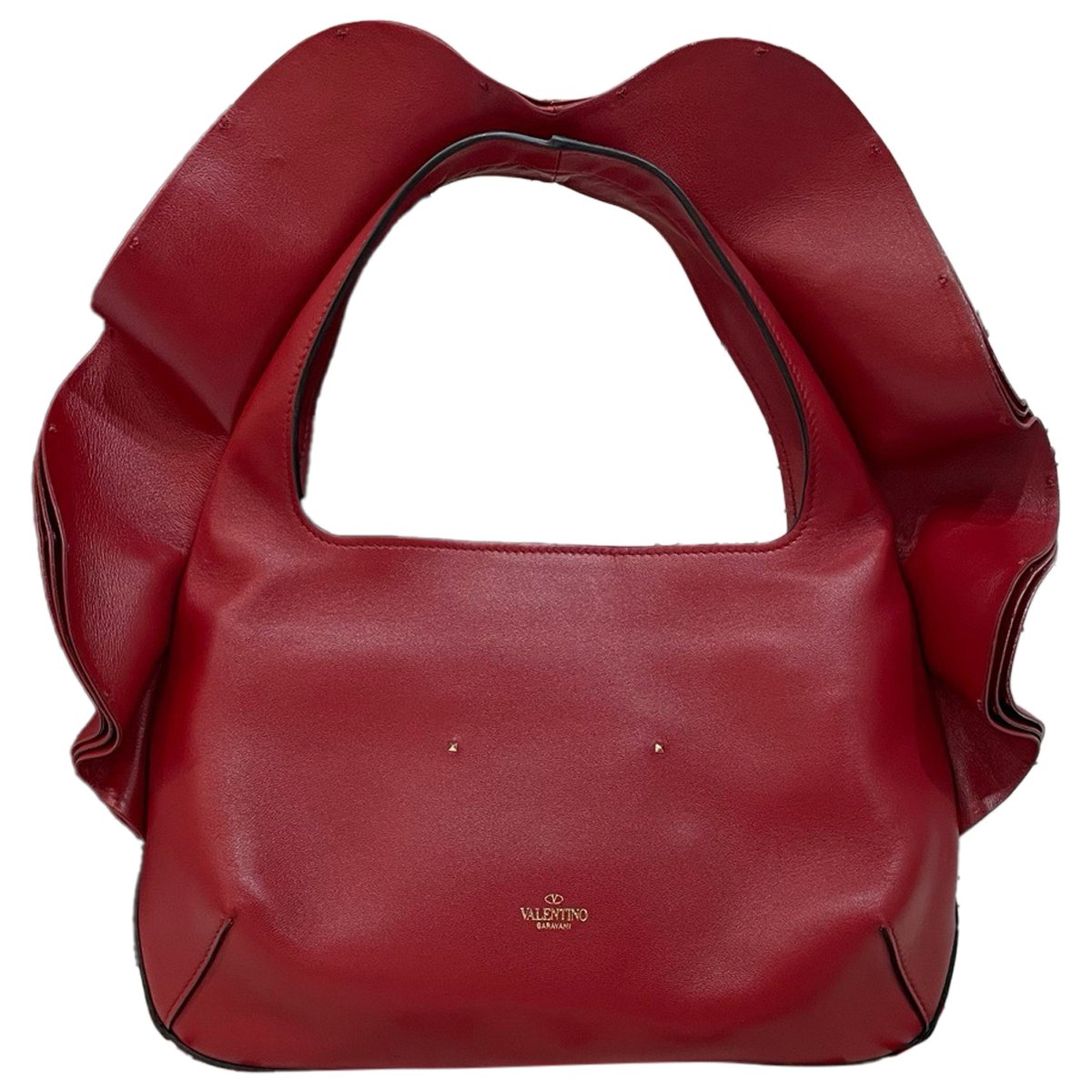 Rockstud Hobo leather handbag