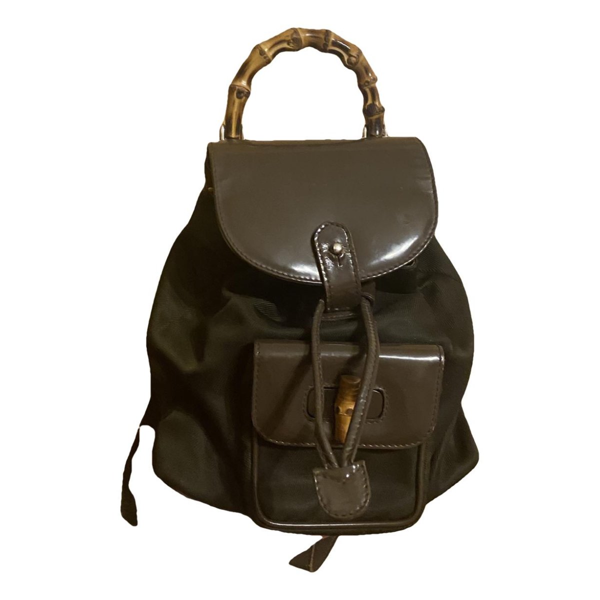 Bamboo Tassel Oval backpack