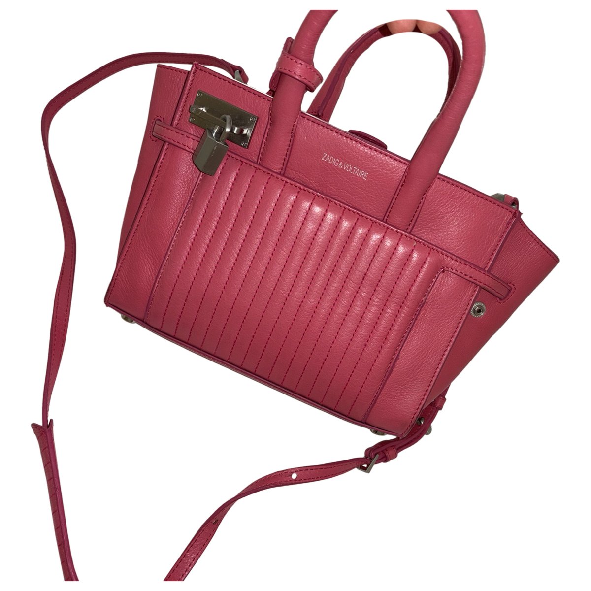 Candide leather clutch bag