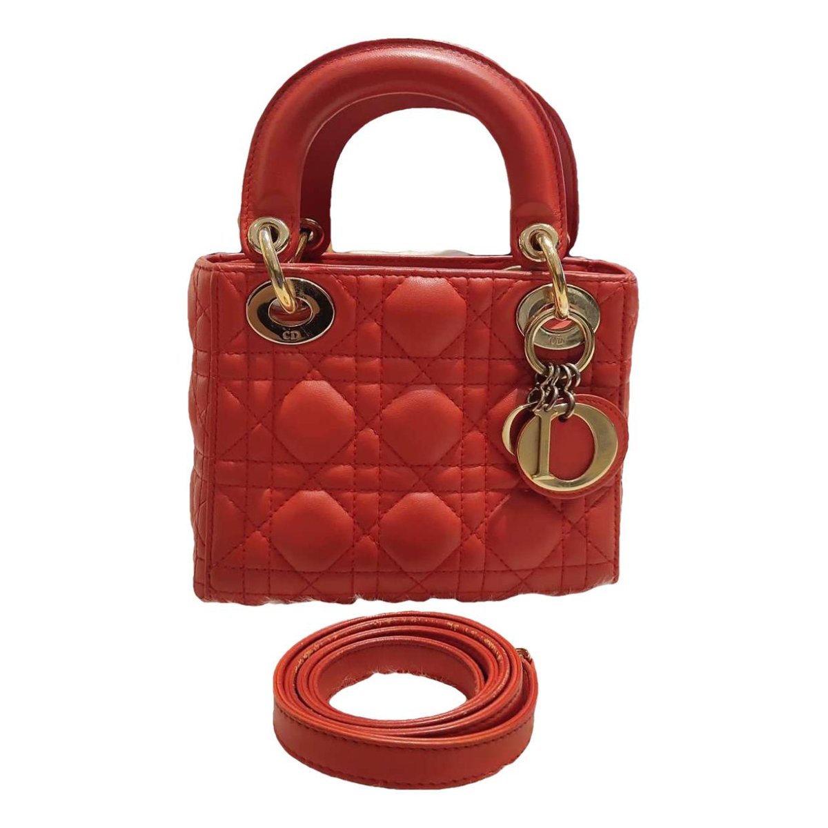 Lady Dior leather handbag