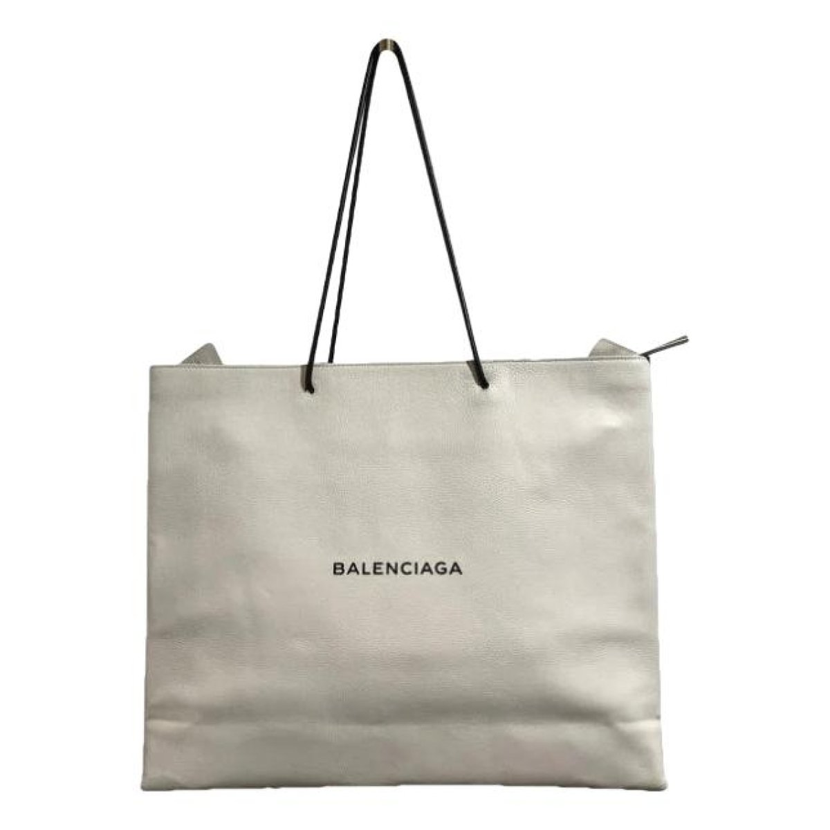 Shopping North South leather tote