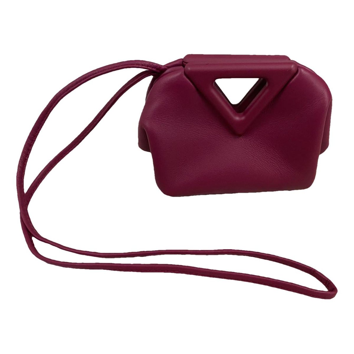 Point leather handbag