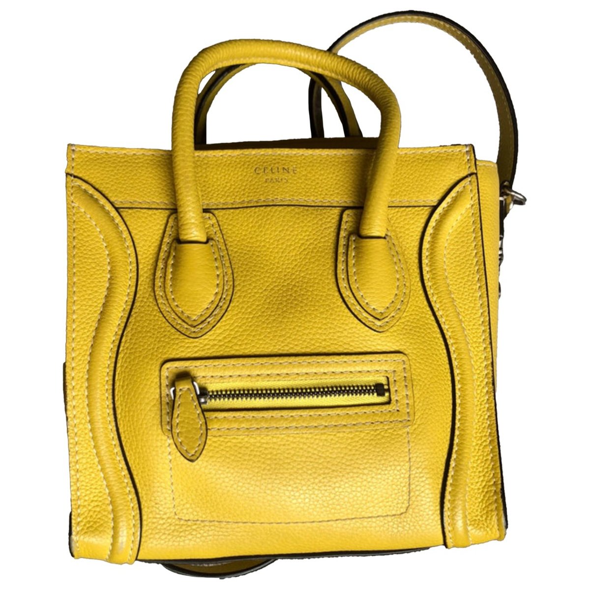 Nano Luggage leather handbag