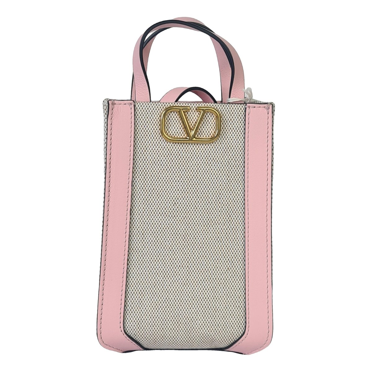 VLogo leather handbag