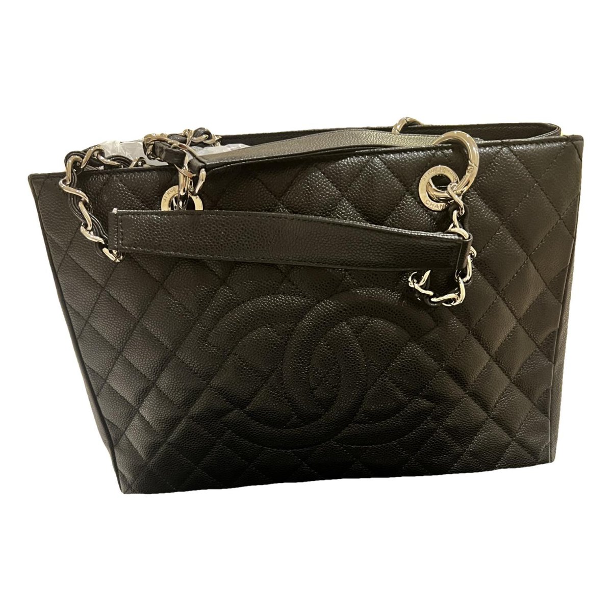 Grand shopping leather tote