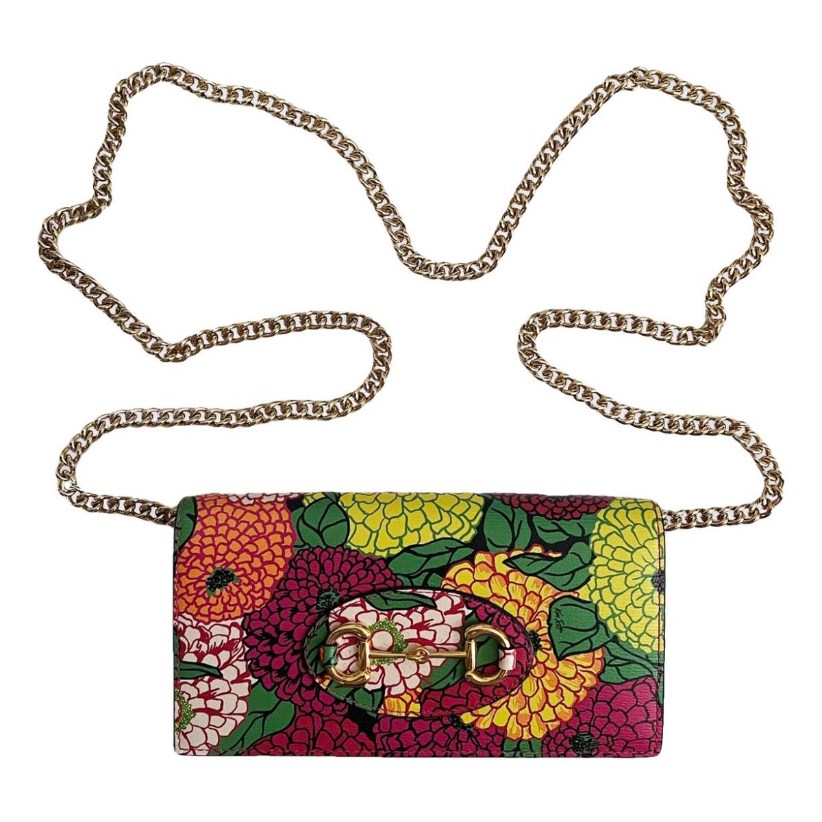Horsebit 1955 Chain leather mini bag