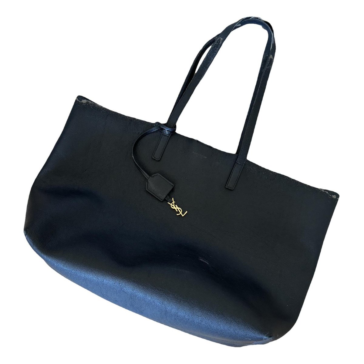 Shopping leather handbag