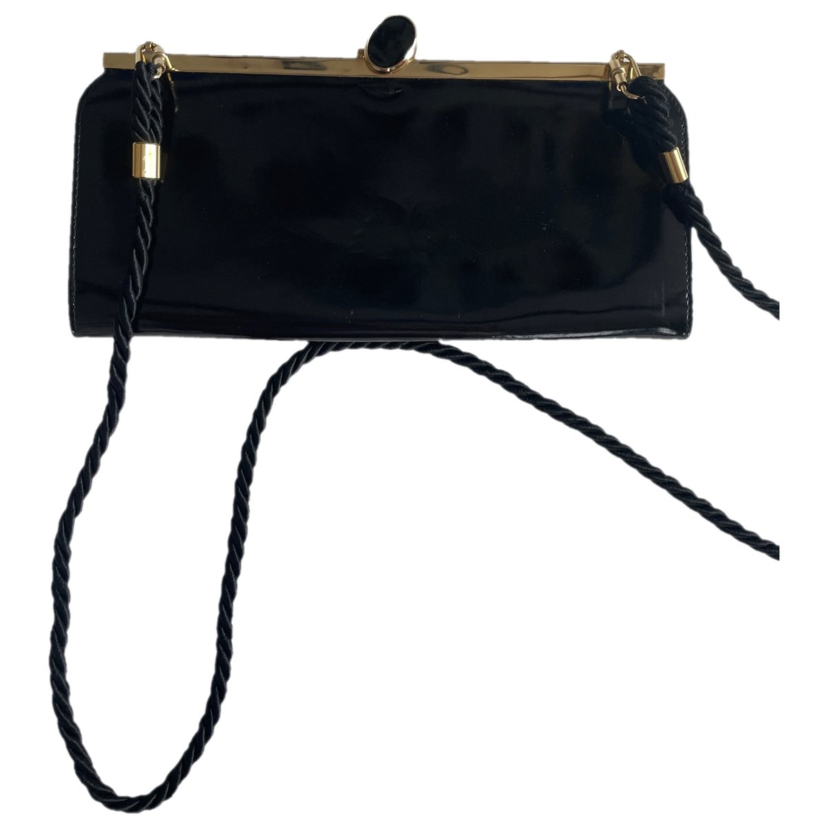 June patent leather handbag
