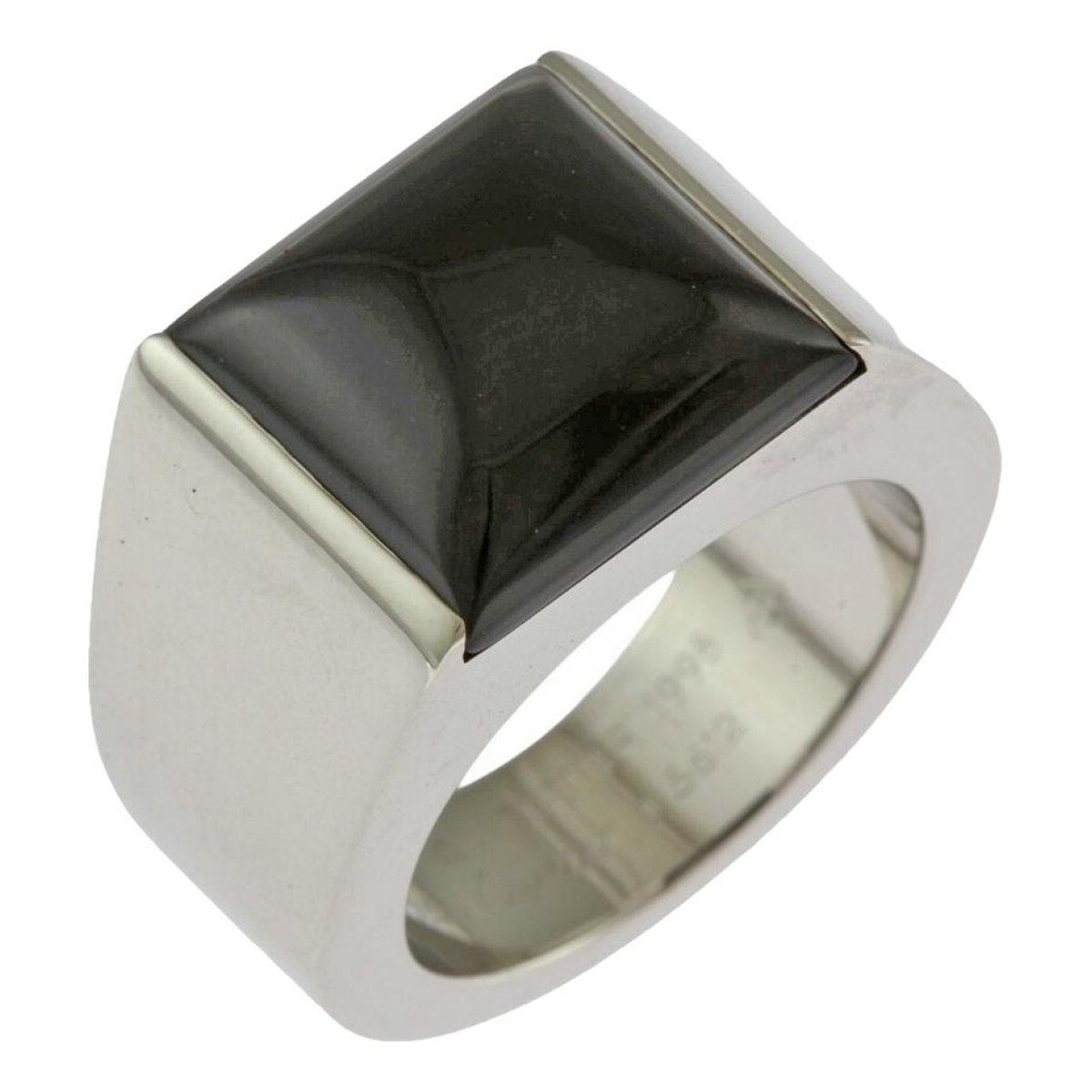 Tank white gold ring