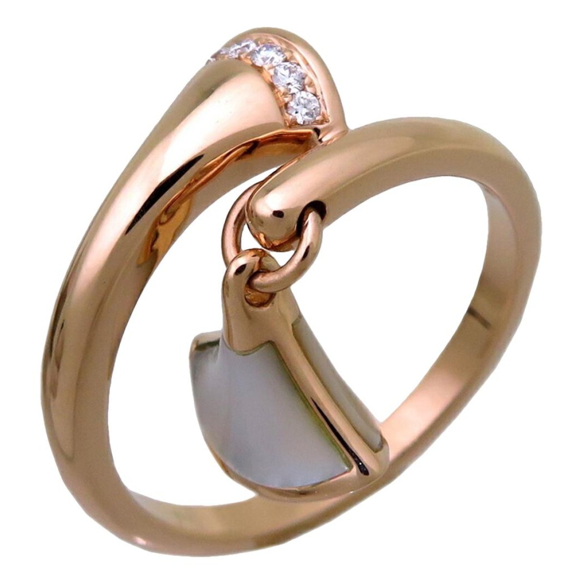 Diva's Dream pink gold ring