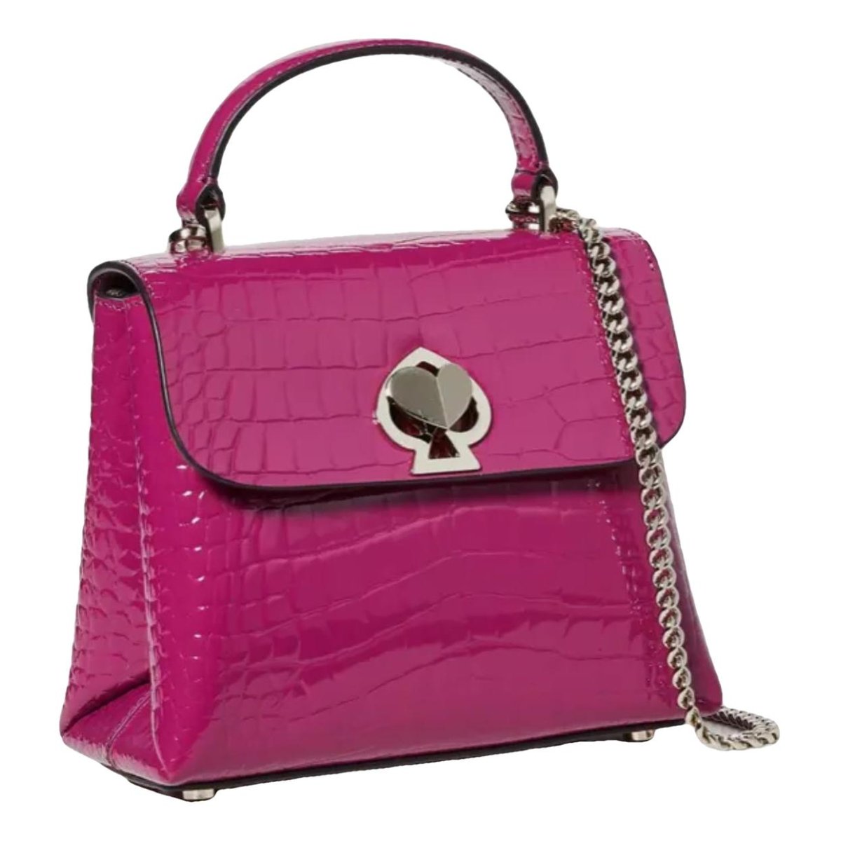 Patent leather crossbody bag