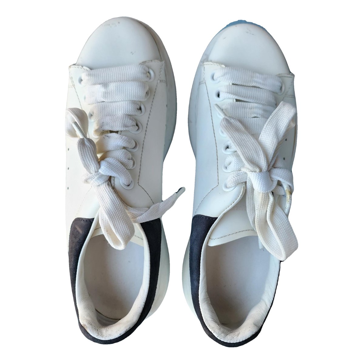 Oversize leather trainers