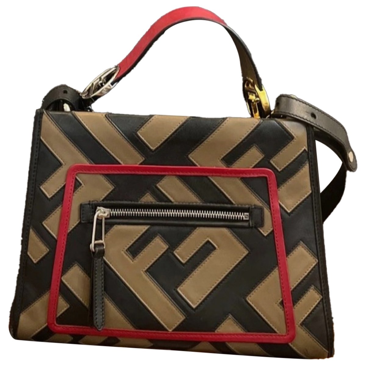 Runaway leather handbag