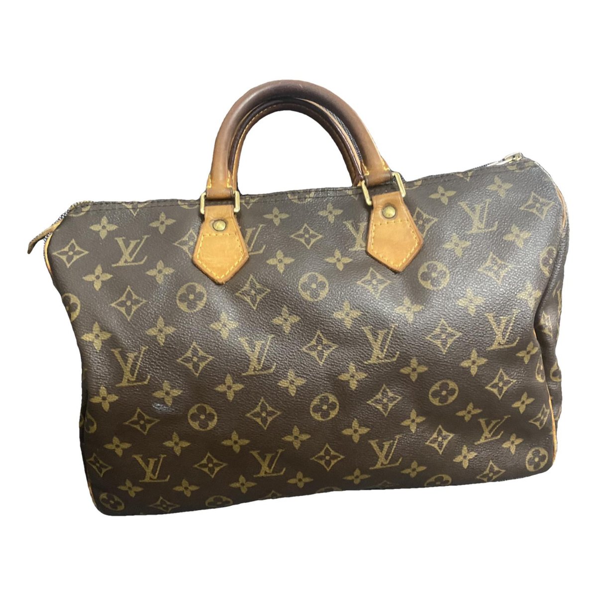 Speedy leather handbag