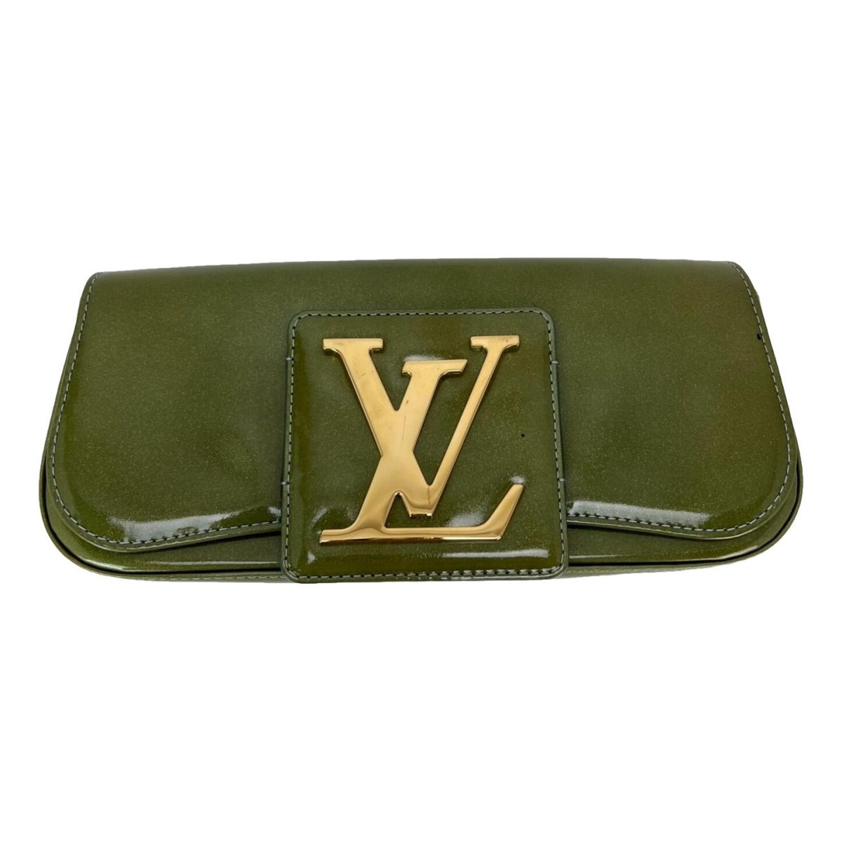 Sobe patent leather clutch bag